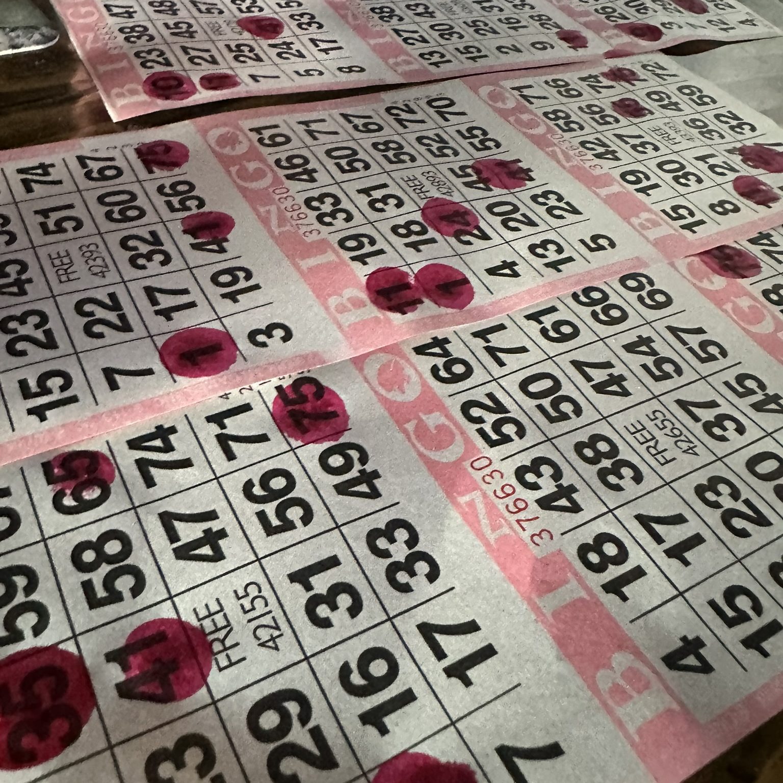 Bingo at the Drift-In
